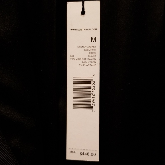 Elie Tahari black jacket/blazer - Picture 7 of 8